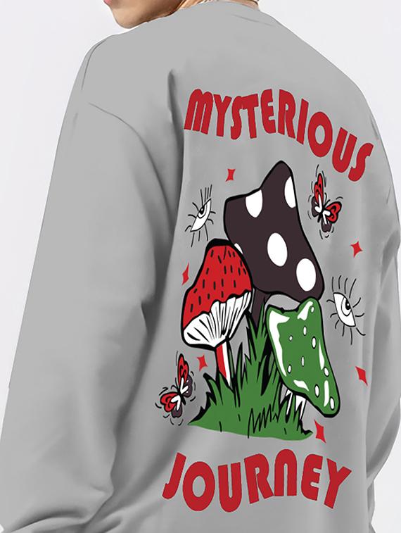 men's long sleeves oversized t-shirt - 20404134 - Standard Image - 1