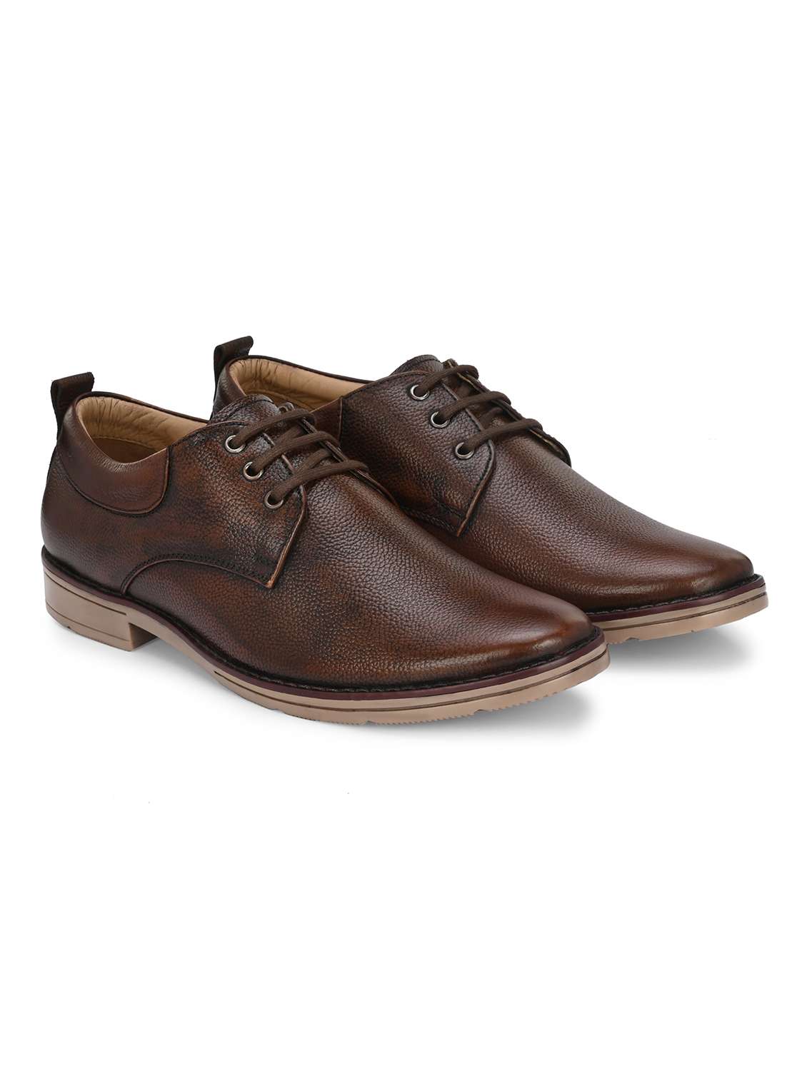 brown lace-up formal shoes - 20404171 -  Standard Image - 1