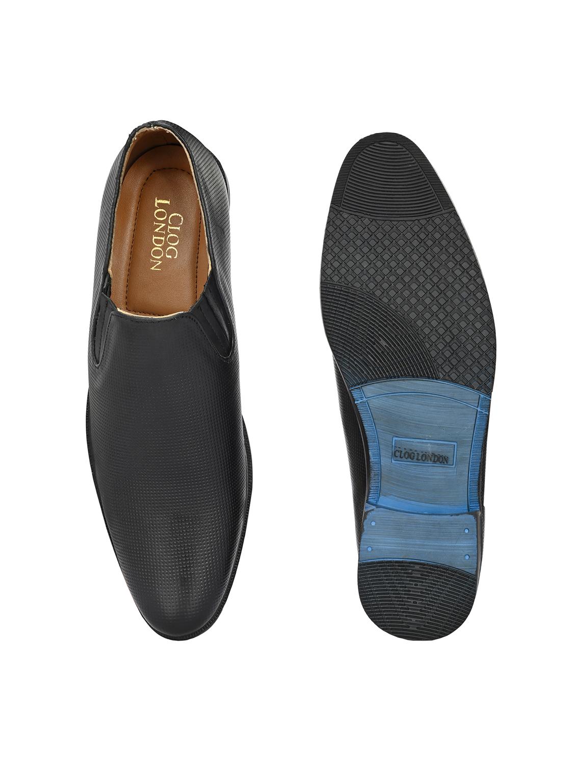 men's black slip on formal shoe - 20404195 - Standard Image - 4