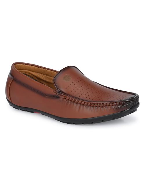 men solid tan formal slip on - 20404224 -  Standard Image - 0