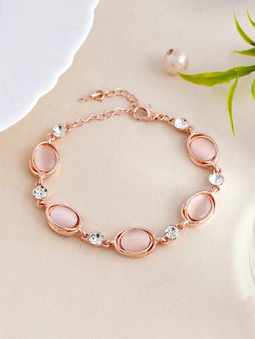 pink stainless steel bracelet - 20404944 -  Standard Image - 0