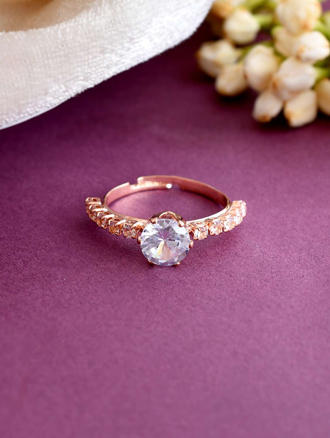 gold stainless steel finger  ring