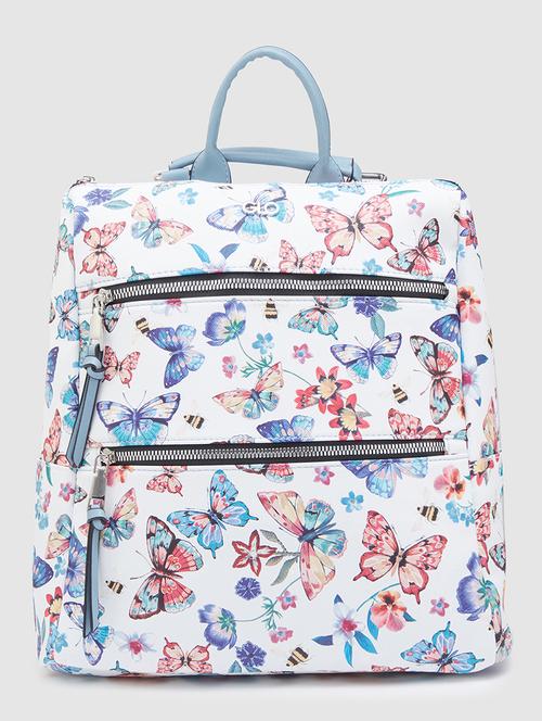 multi color printed leatherette regular backpack - 20405740 -  Standard Image - 0