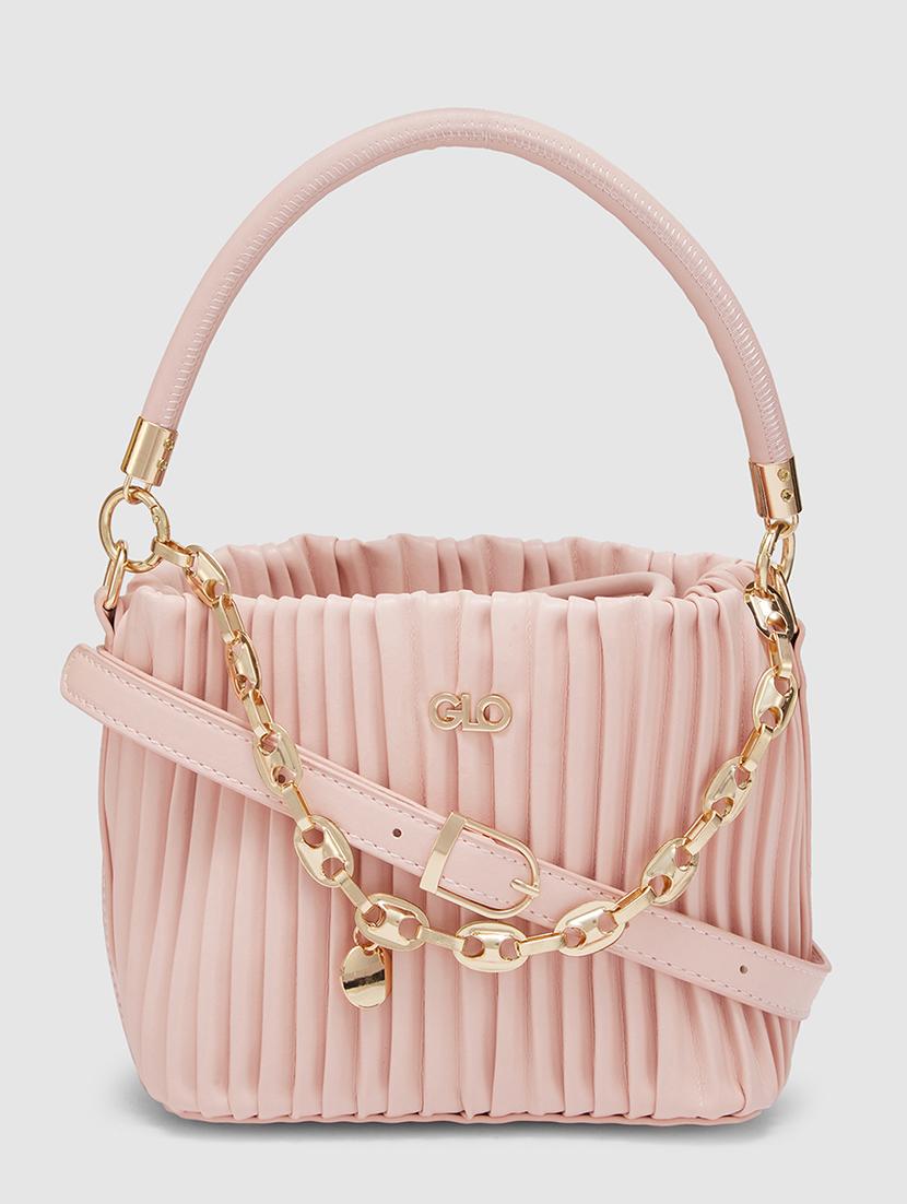 women peach leatherette handbag - 20405798 -  Zoom Image - 0