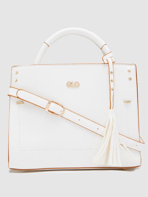 women white leatherette pu regular handbag - 20405801 -  Standard Image - 0