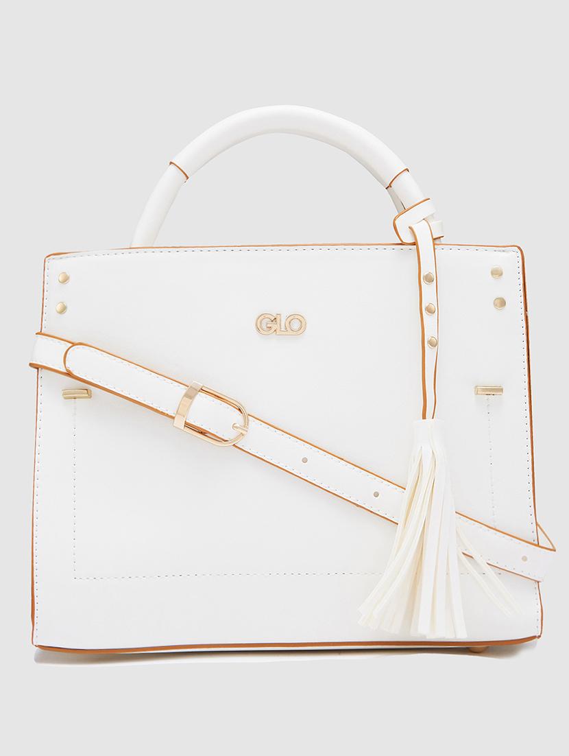 women white leatherette pu regular handbag - 20405801 -  Zoom Image - 0
