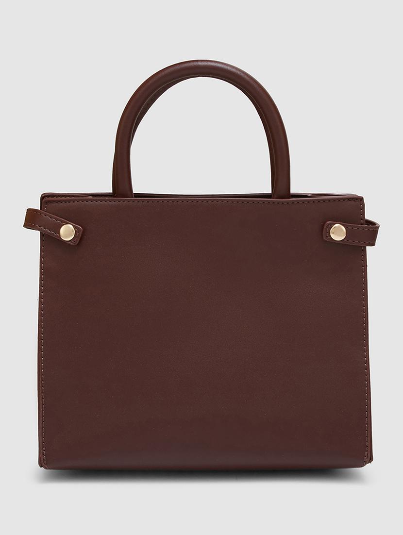 women solid leatherette  handbag - 20405802 -  Standard Image - 1