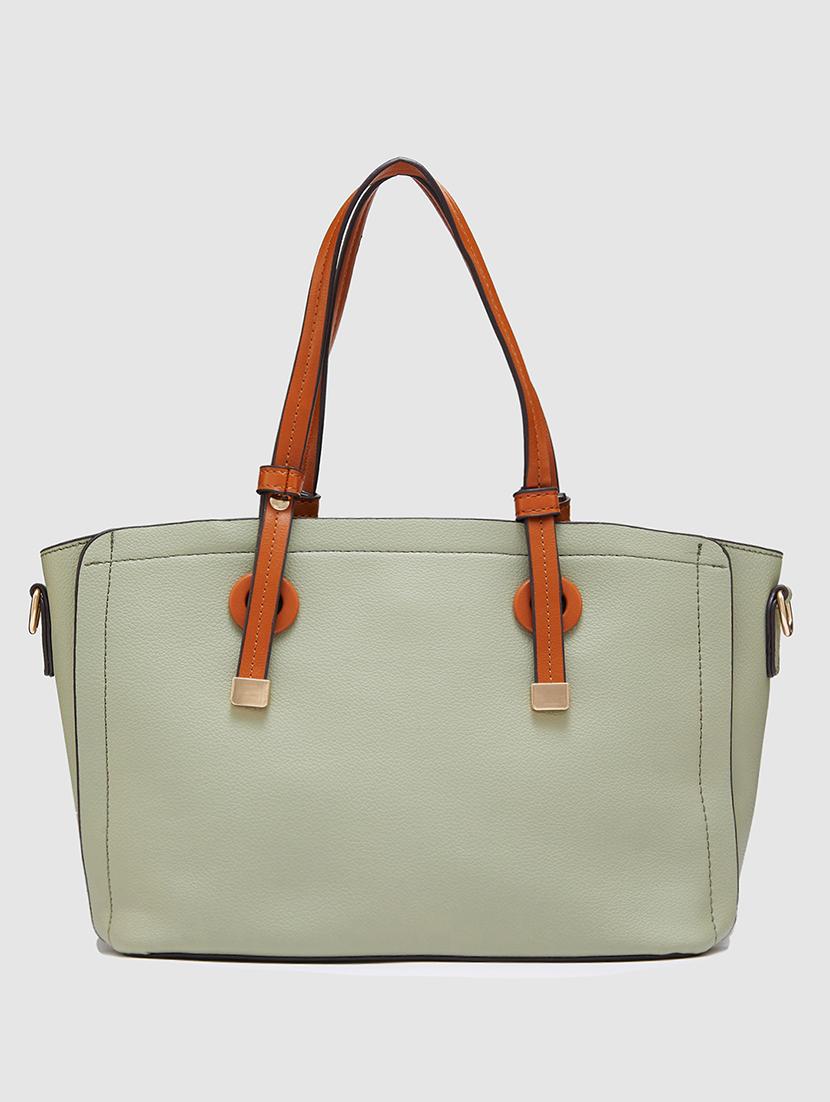women solid leatherette  handbag - 20405804 -  Standard Image - 1