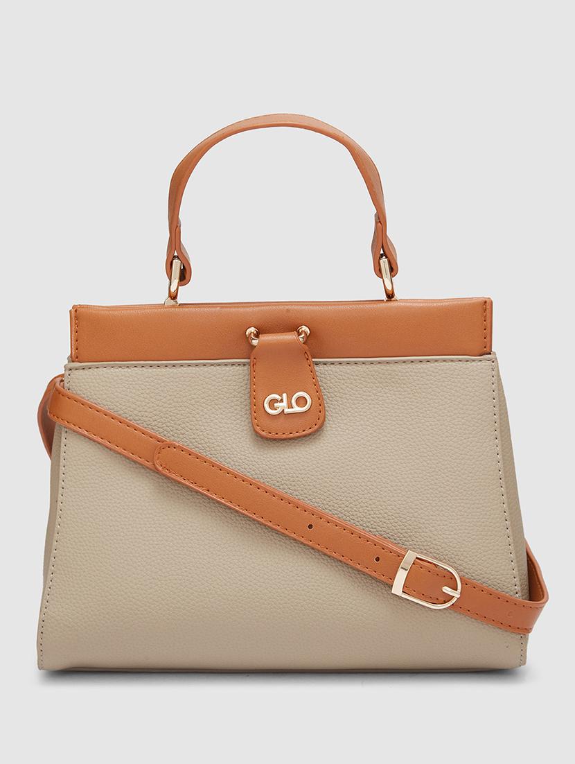 women solid leatherette  handbag - 20405809 -  Zoom Image - 0