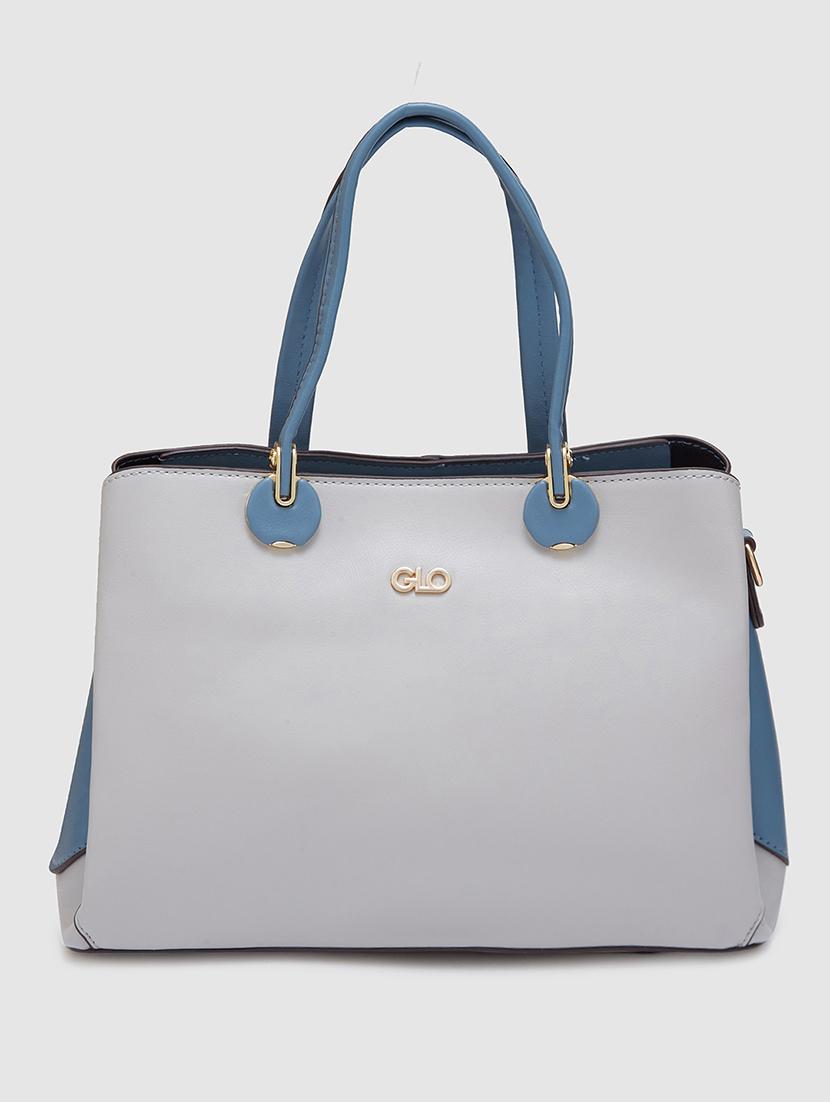 women solid leatherette handbag - 20405811 - Standard Image - 4