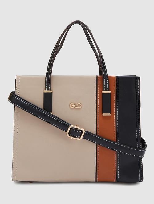 brown leatherette (pu) handbag - 20405817 - Standard Image - 0