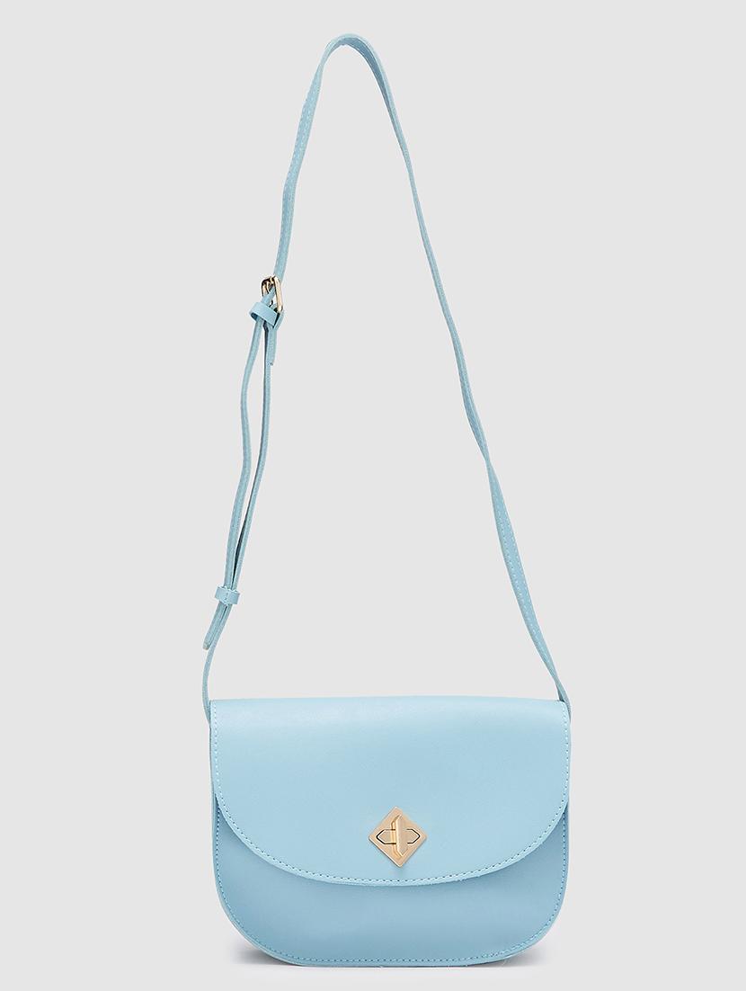 women solid pu leatherette regular sling bag - 20405825 - Zoom Image - 0