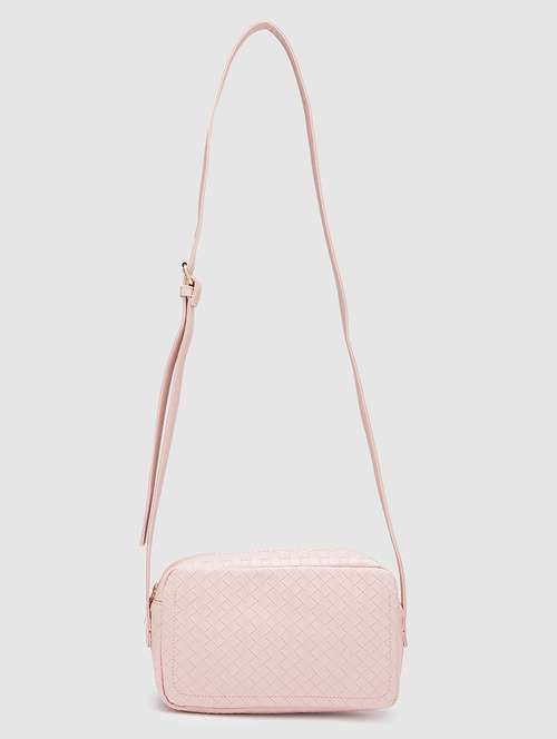 women textured pu leatherette regular sling bag - 20405826 -  Standard Image - 0