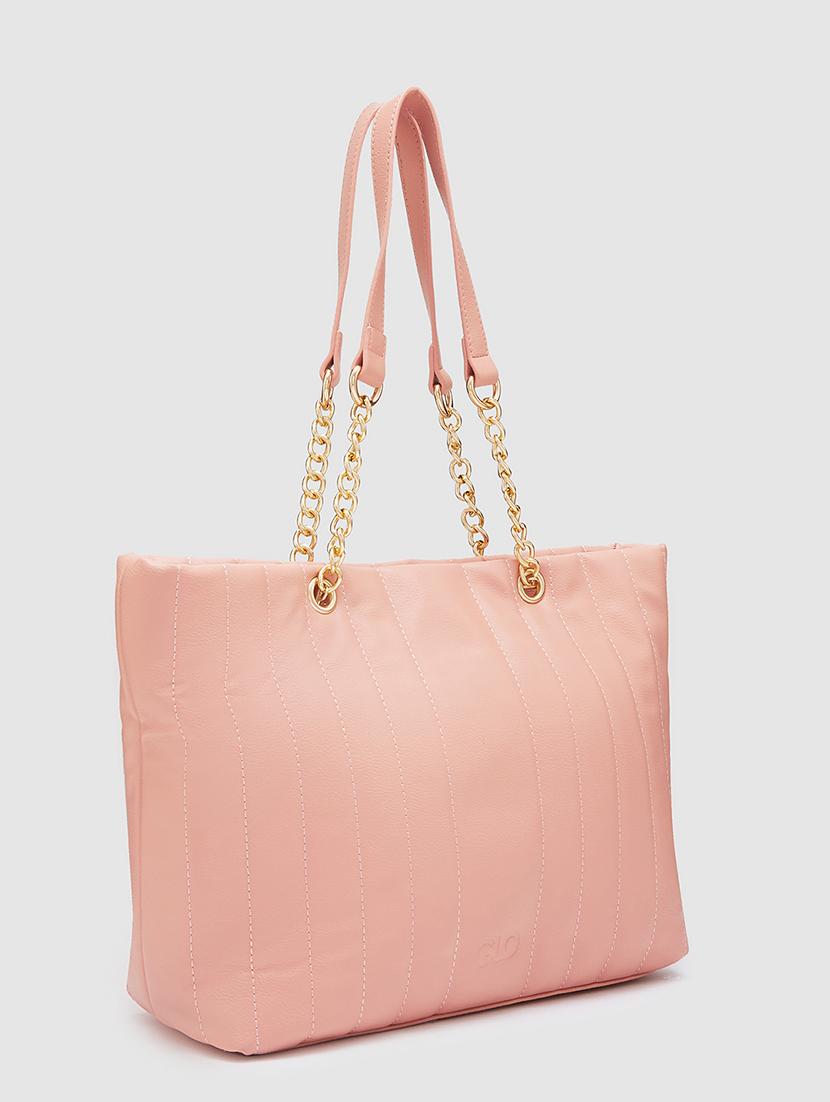 women solid leatherette handbag - 20405833 - Standard Image - 4