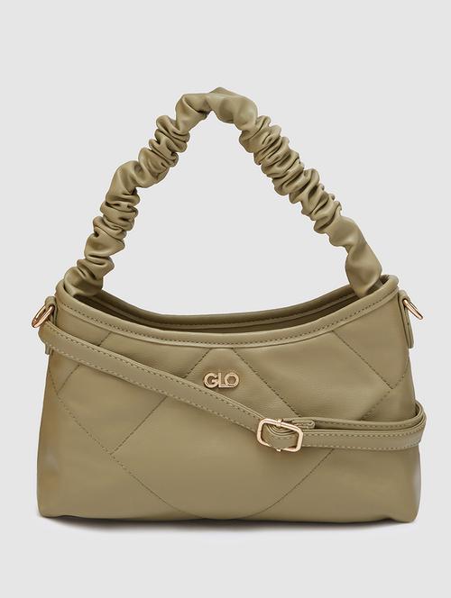 women solid leatherette hobo handbag - 20405841 -  Standard Image - 0