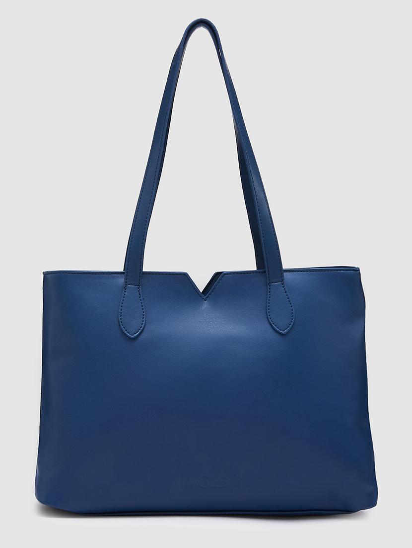 women solid leatherette handbag - 20405845 -  Standard Image - 1
