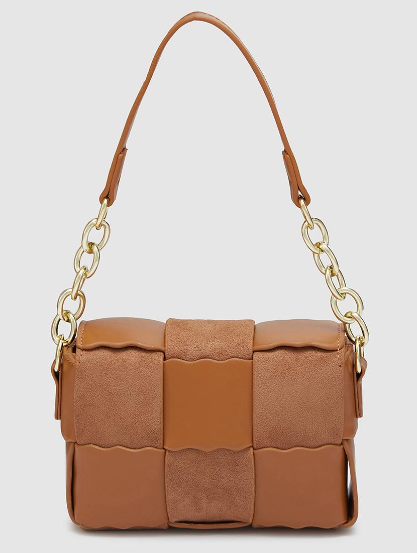 women texture leatherette handbag - 20405849 -  Standard Image - 1