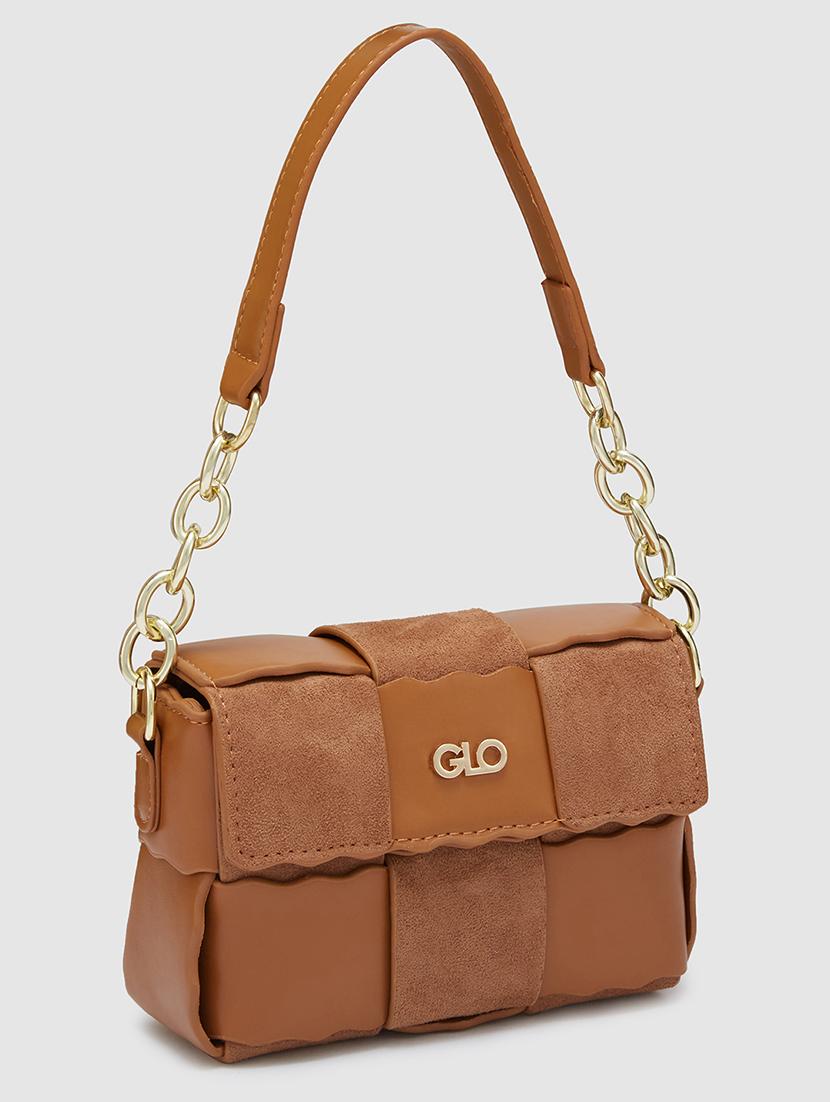 women texture leatherette handbag - 20405849 - Standard Image - 4