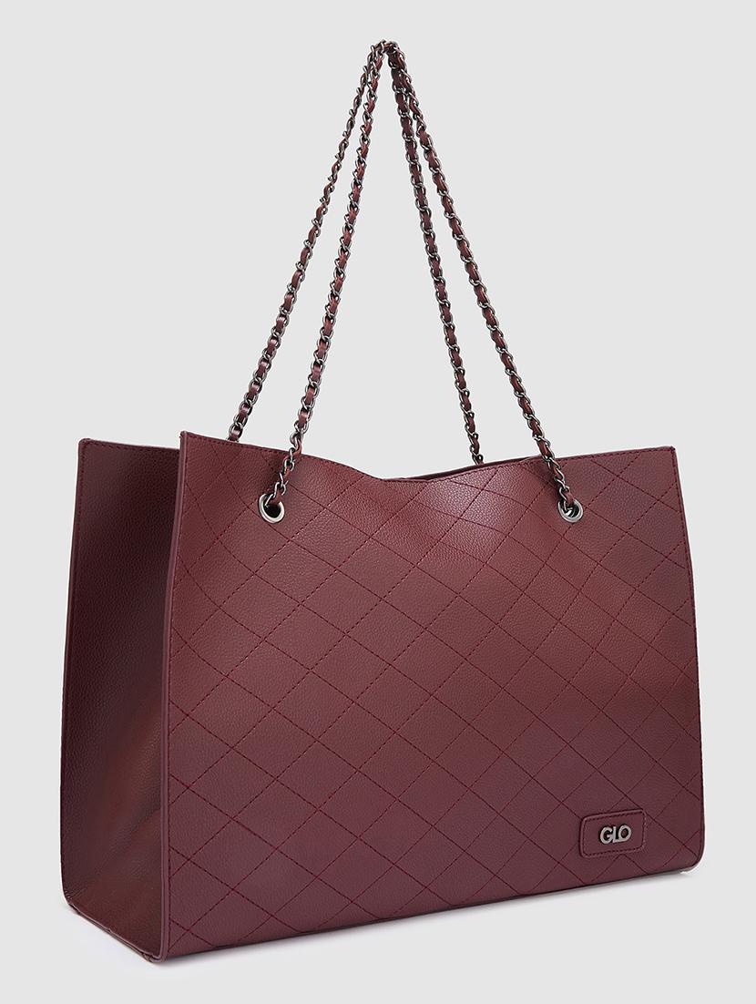 women texture leatherette handbag - 20405851 - Standard Image - 4