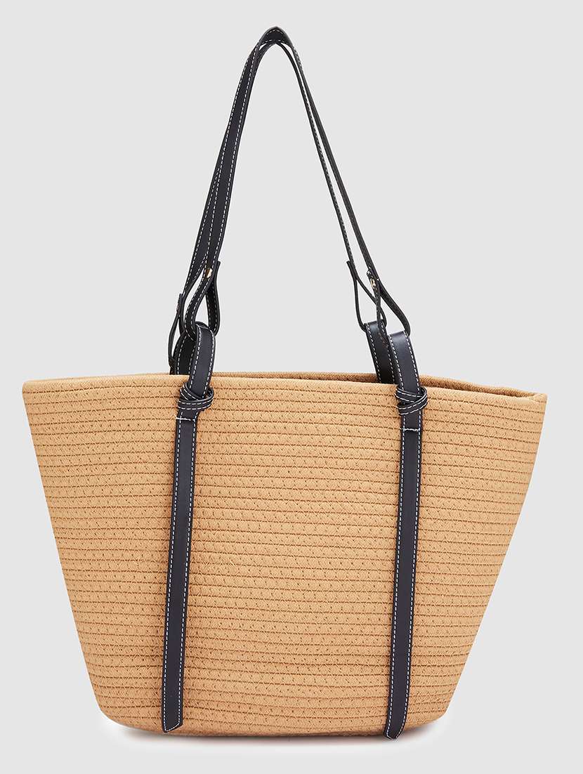 women texture leatherette handbag - 20405852 - Standard Image - 1