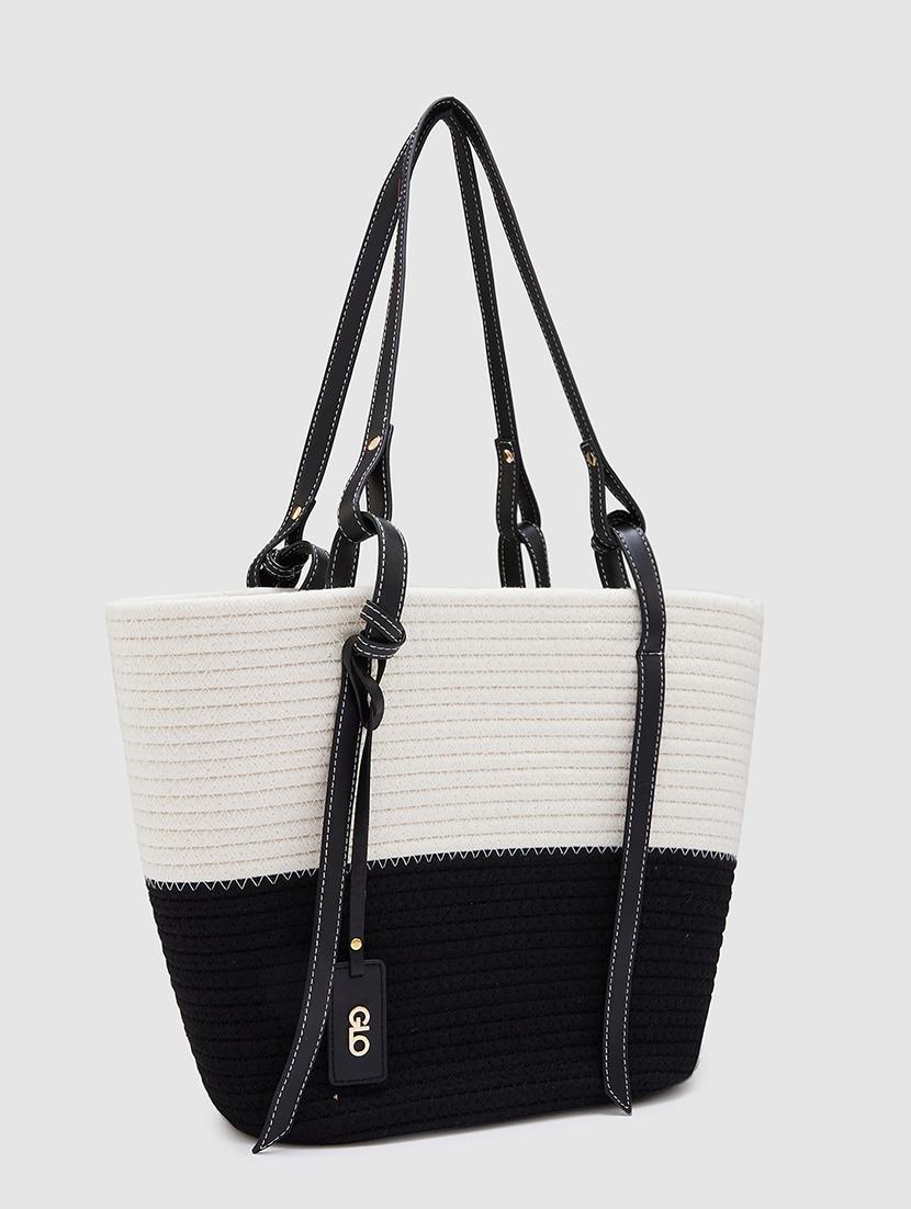 women color block leatherette handbag - 20405853 - Standard Image - 4