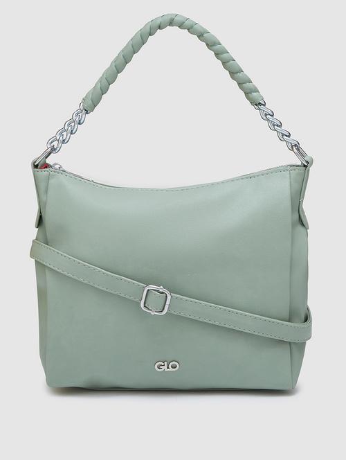 women solid leatherette hobo handbag - 20405857 -  Standard Image - 0