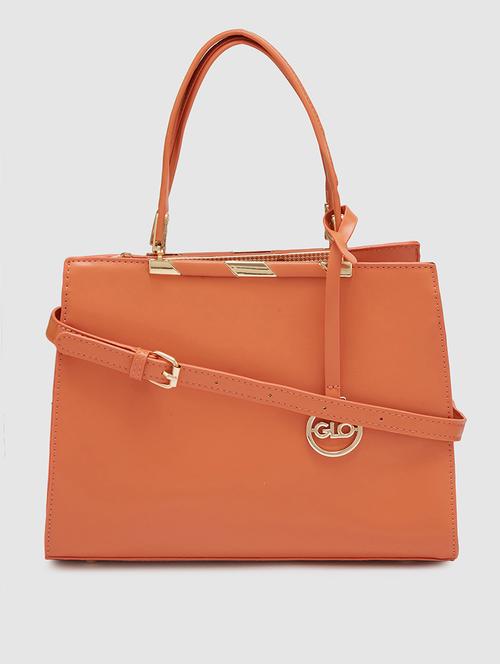 women solid leatherette handbag - 20405858 -  Standard Image - 0