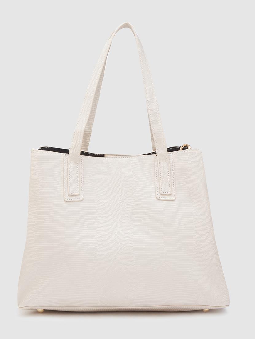 women texture leatherette handbag - 20405862 -  Standard Image - 1