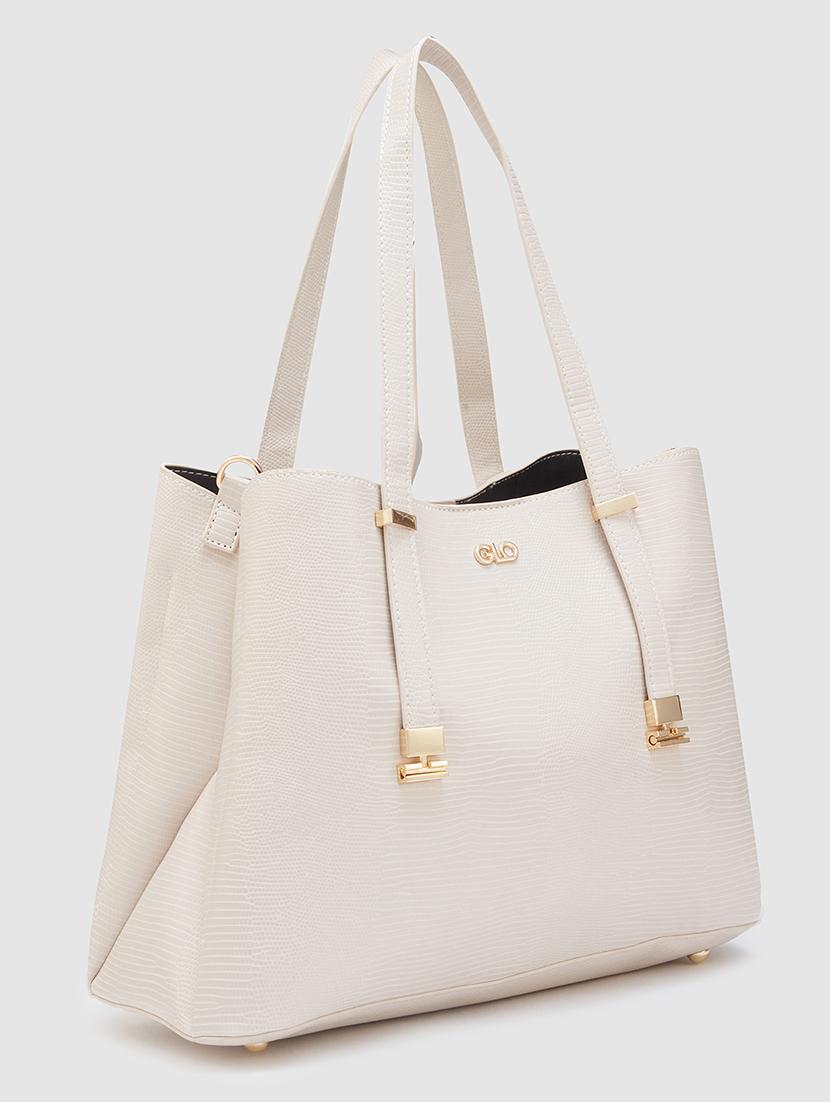 women texture leatherette handbag - 20405862 - Standard Image - 4