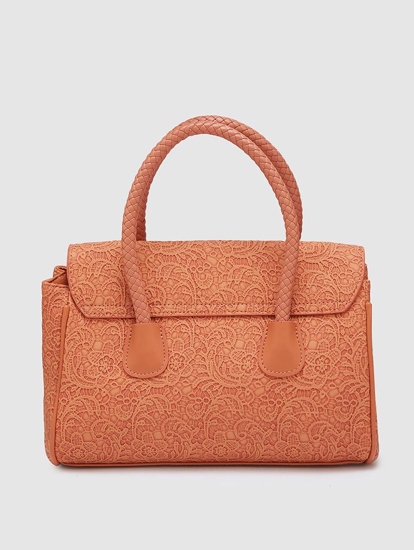 women texture leatherette handbag - 20405870 - Standard Image - 1