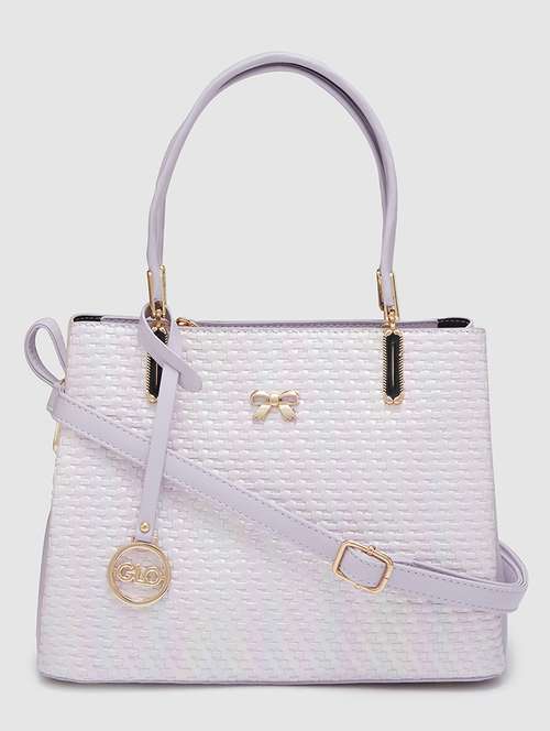 women texture leatherette handbag - 20405871 - Standard Image - 0