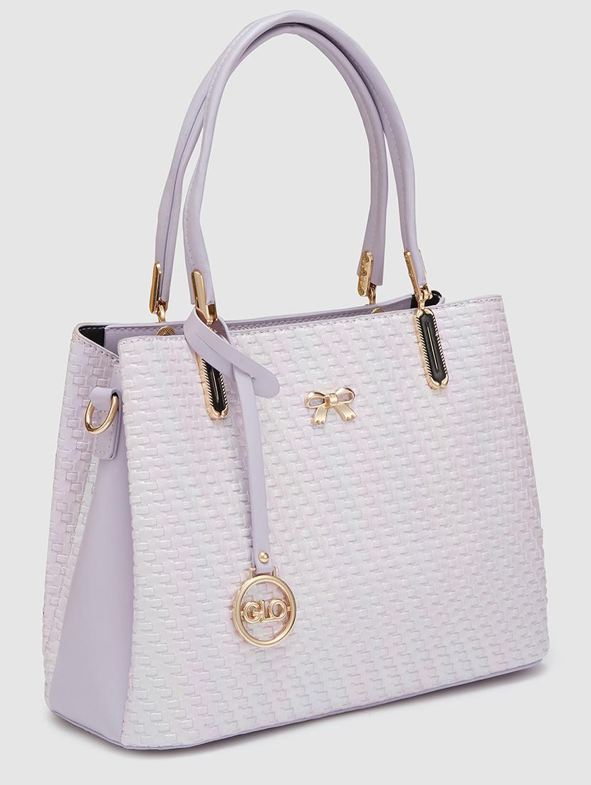 women texture leatherette handbag - 20405871 - Standard Image - 4