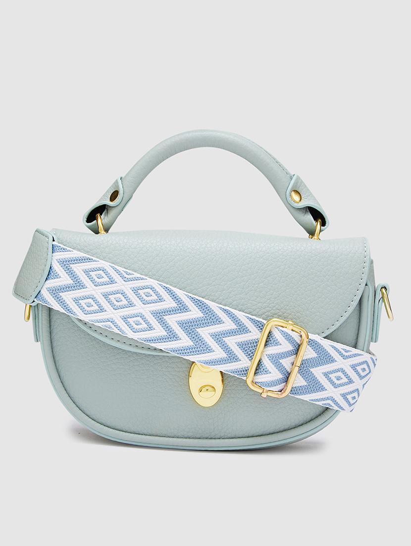 women solid leatherette handbag - 20405884 -  Zoom Image - 0