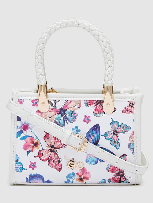 women floral leatherette handbag - 20405886 -  Standard Image - 0