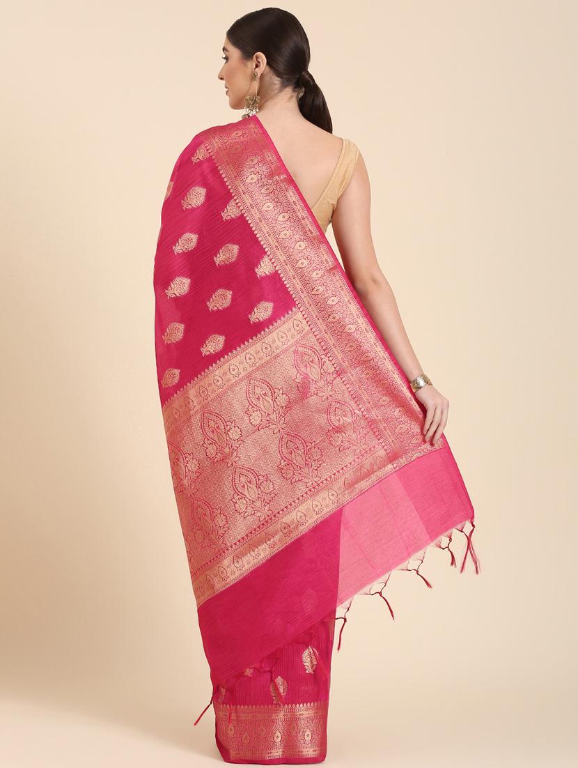 women's banarasi saree with blouse - 20406075 -  Standard Image - 1