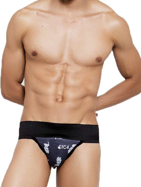 men's printed hipster briefs - 20408982 - Standard Image - 4