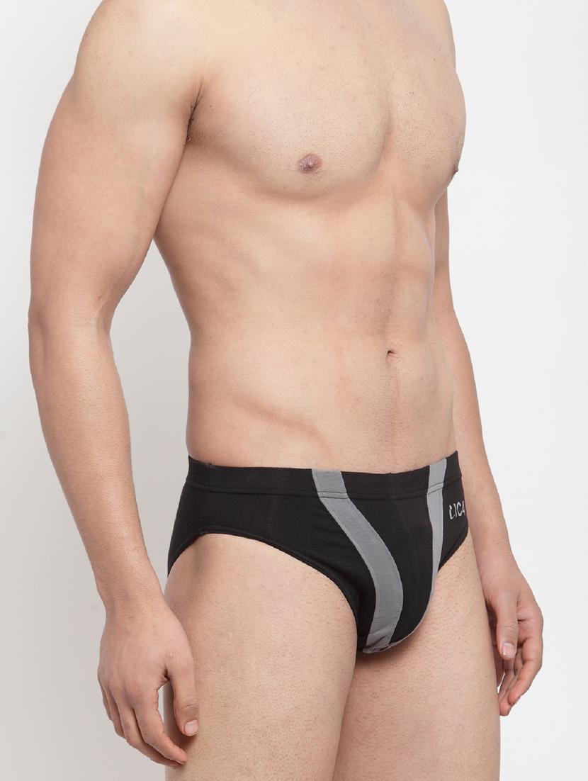 men's color block hipster briefs - 20409021 - Standard Image - 1