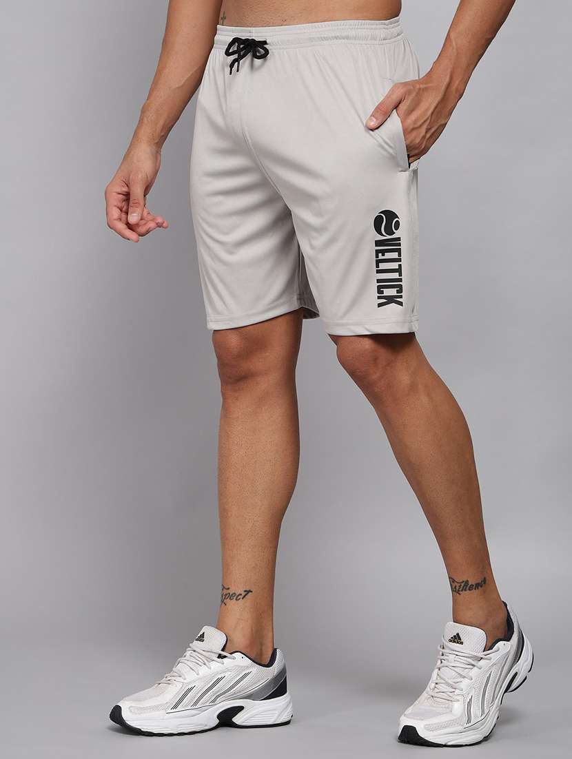 men mid rise typographic printed shorts - 20409236 -  Standard Image - 1