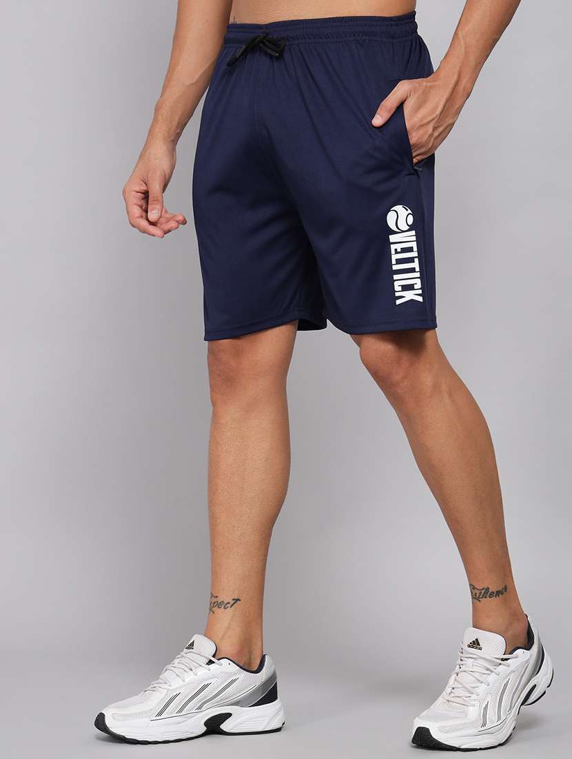 men mid rise typographic printed shorts - 20409238 -  Standard Image - 1