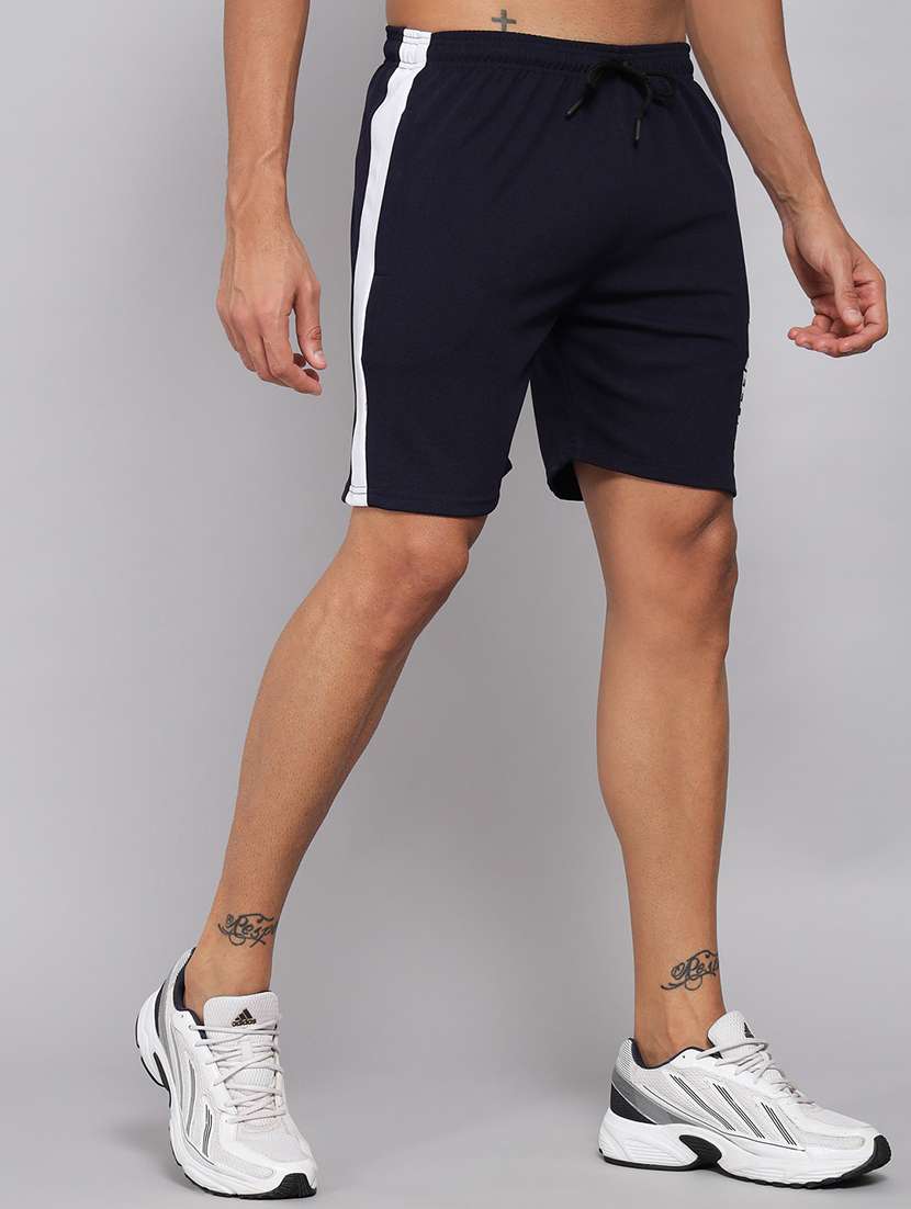 men mid rise typographic printed shorts - 20409242 - Standard Image - 1