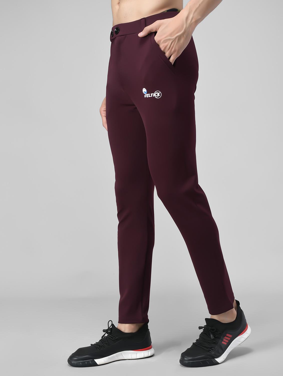 men's solid ankle length track pant - 20409314 - Standard Image - 1