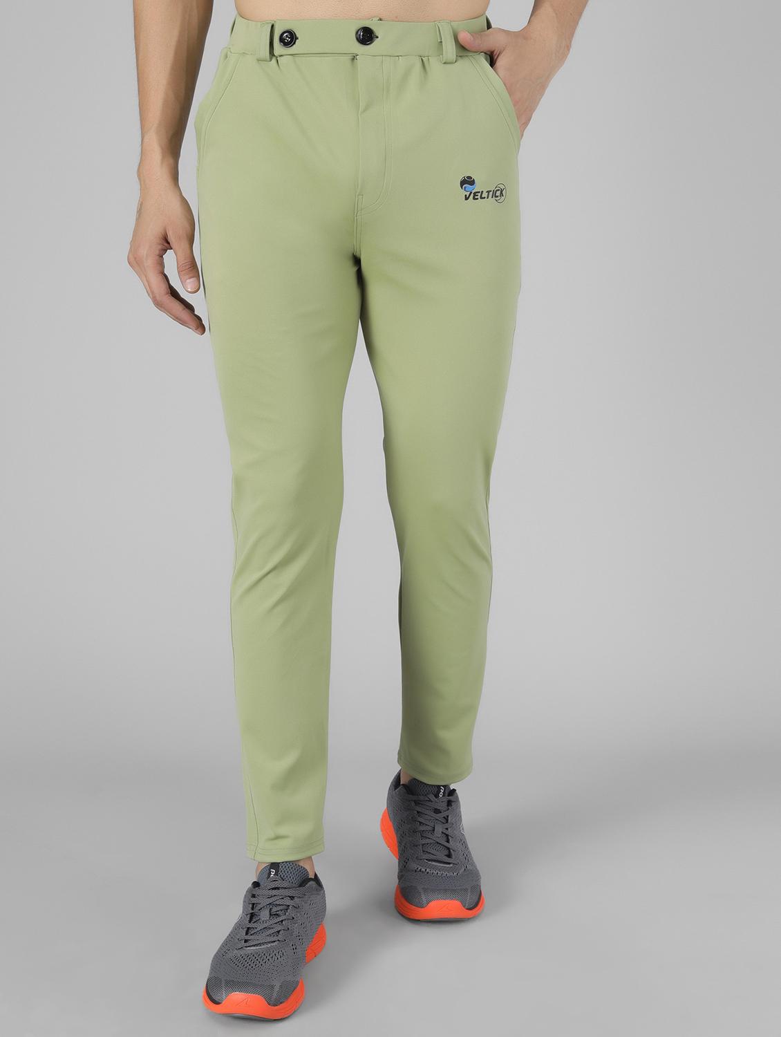 men's solid ankle length track pant - 20409315 -  Zoom Image - 0