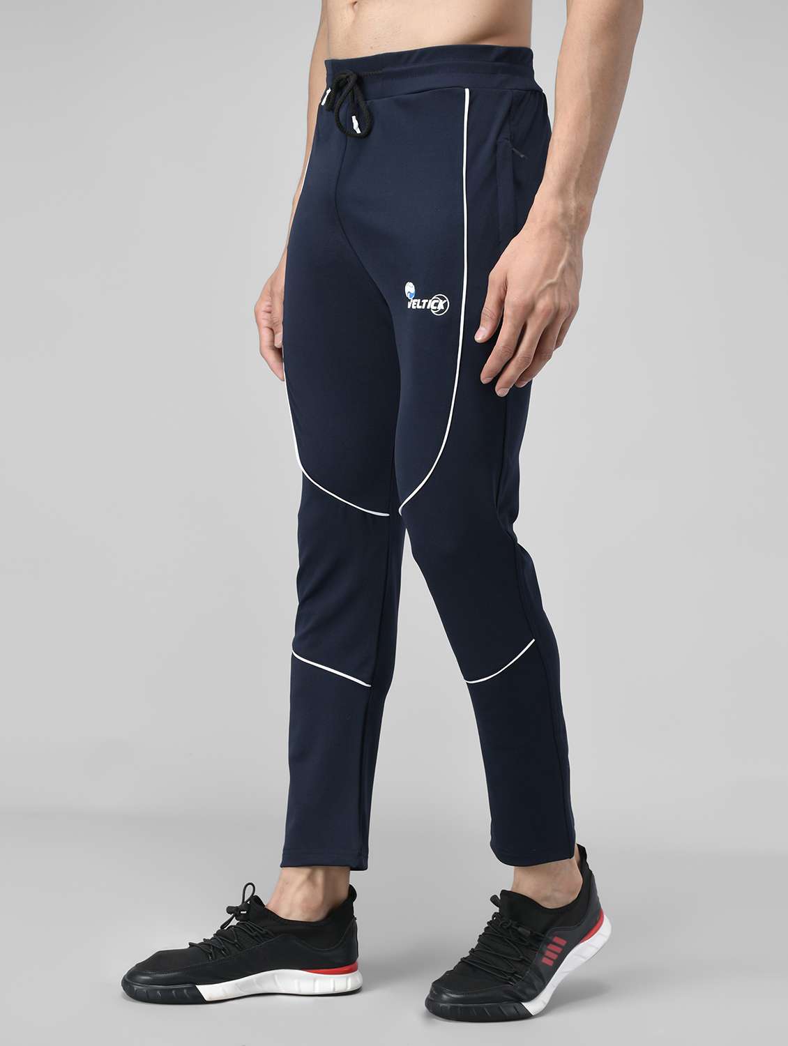 men's solid ankle length track pant - 20409317 -  Standard Image - 1