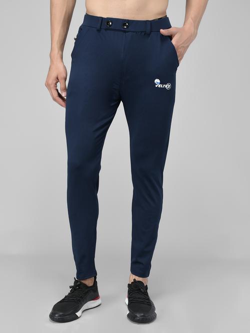 men's solid ankle length track pant - 20409321 -  Standard Image - 0
