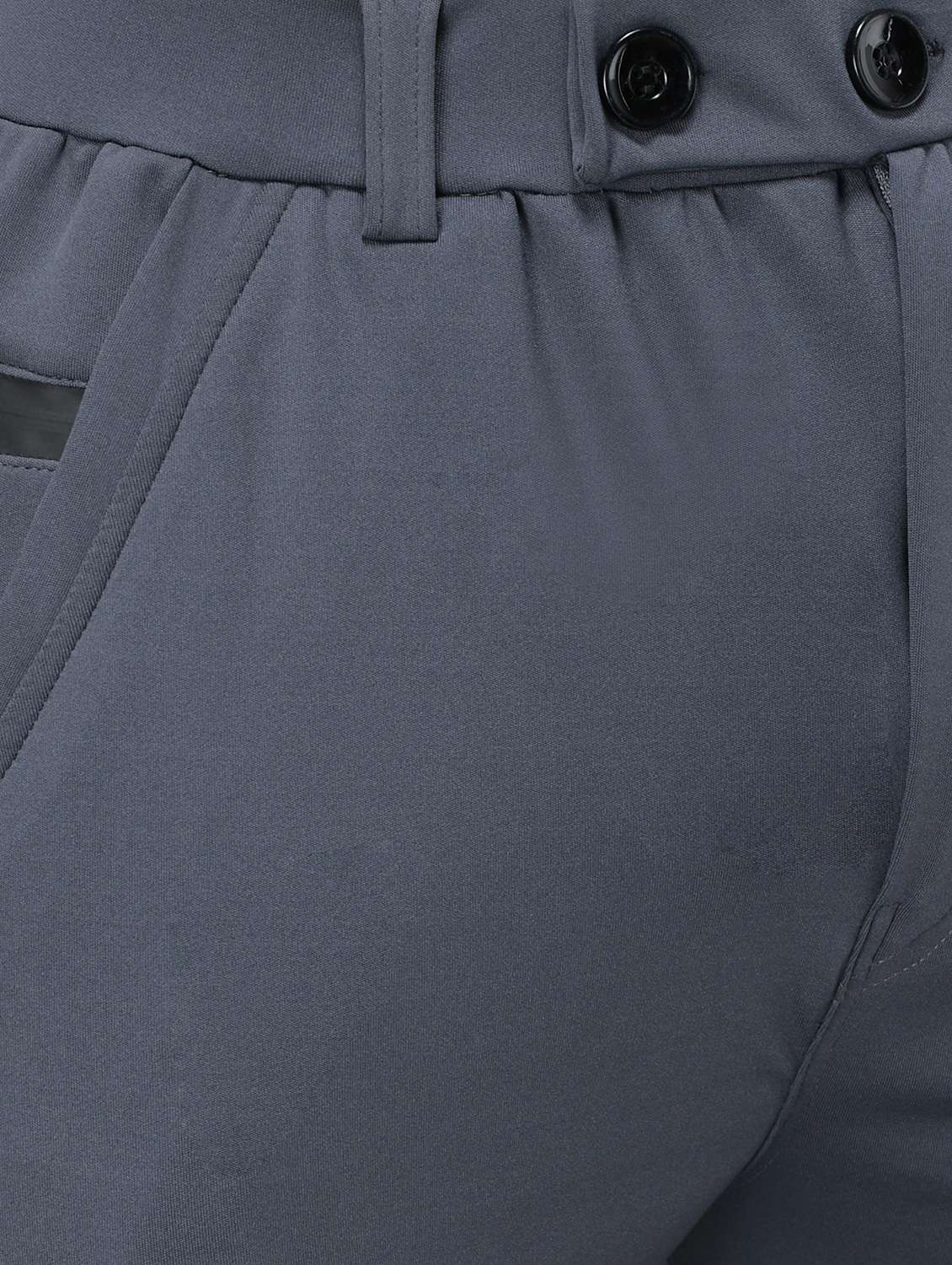 men's solid ankle length track pant - 20409324 -  Standard Image - 4