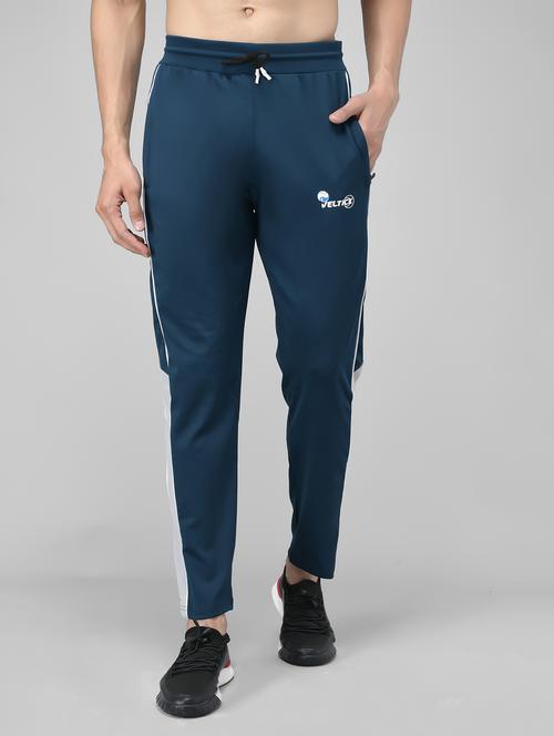 men's color block ankle length track pant - 20409336 -  Standard Image - 0