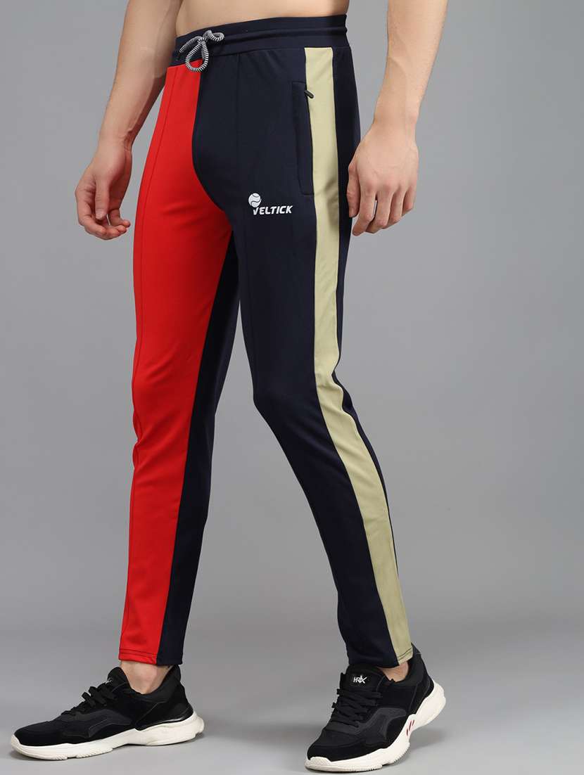 men's color block track pant - 20409349 -  Standard Image - 1