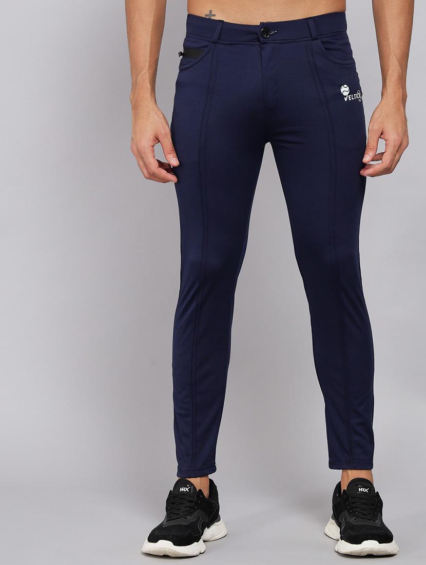 men's solid ankle length track pant - 20409353 -  Zoom Image - 0