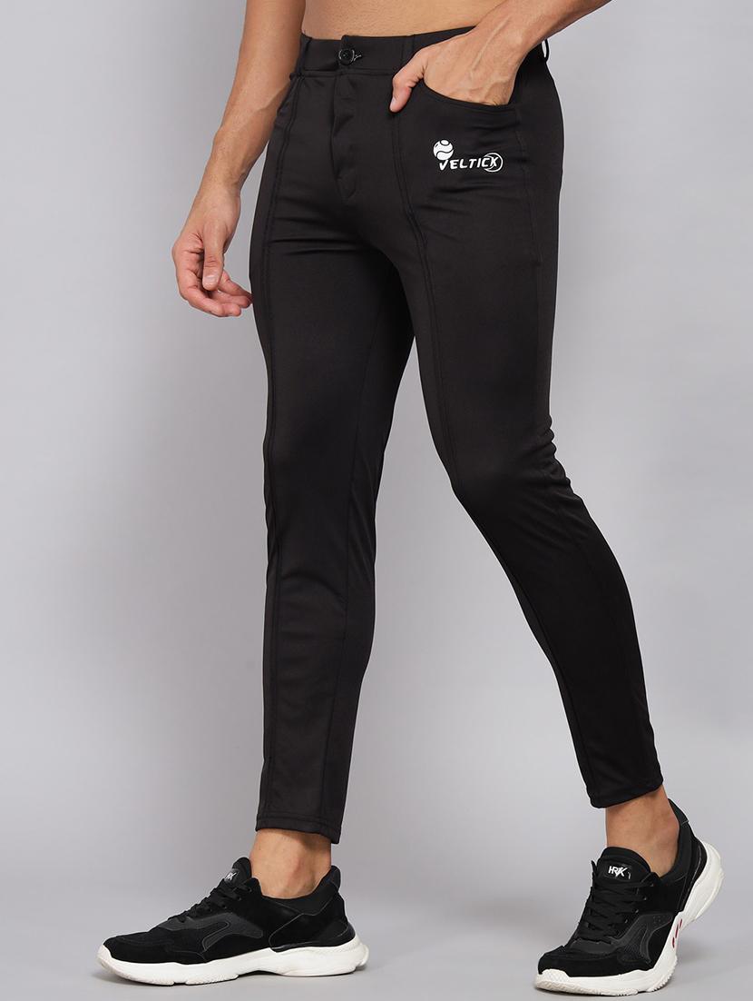 men's solid ankle length track pant - 20409356 -  Standard Image - 1