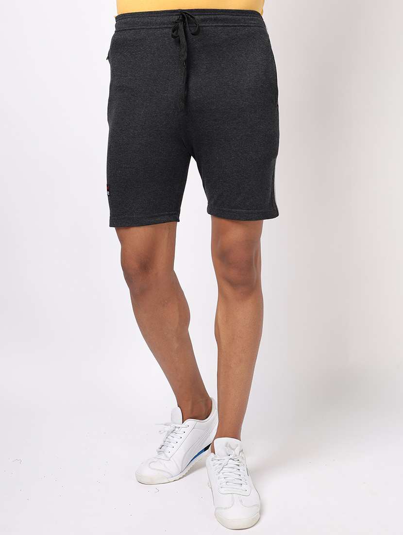 Men Pack Of 2 Solid Shorts - 20410126 -  Standard Image - 1